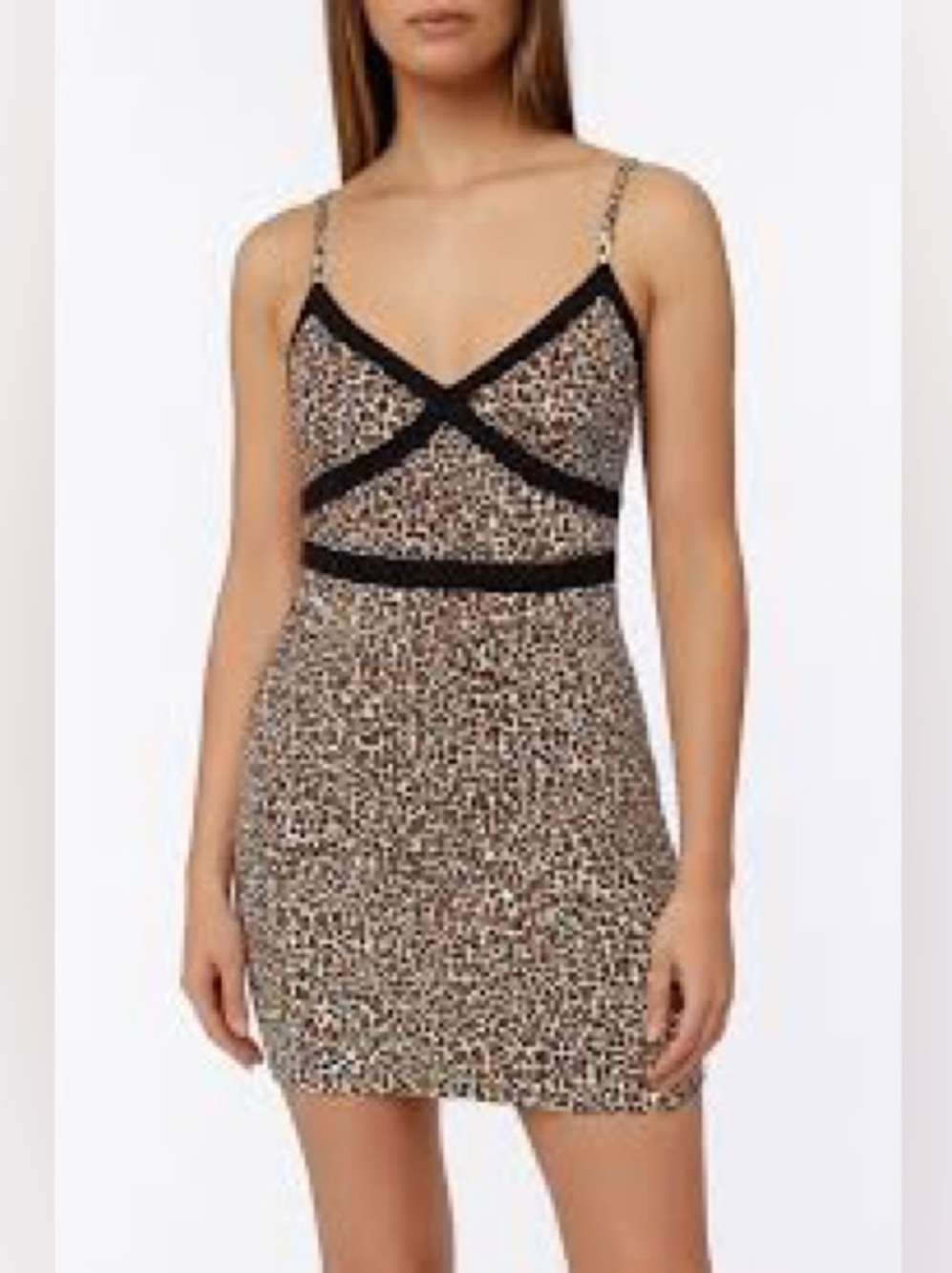 NWT Bebe Leopard Print Slip Dress Y2K | Animal Print Midi | Size 16